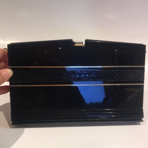 Vintage acrylic and snakeskin purse - Picture 7 of 7